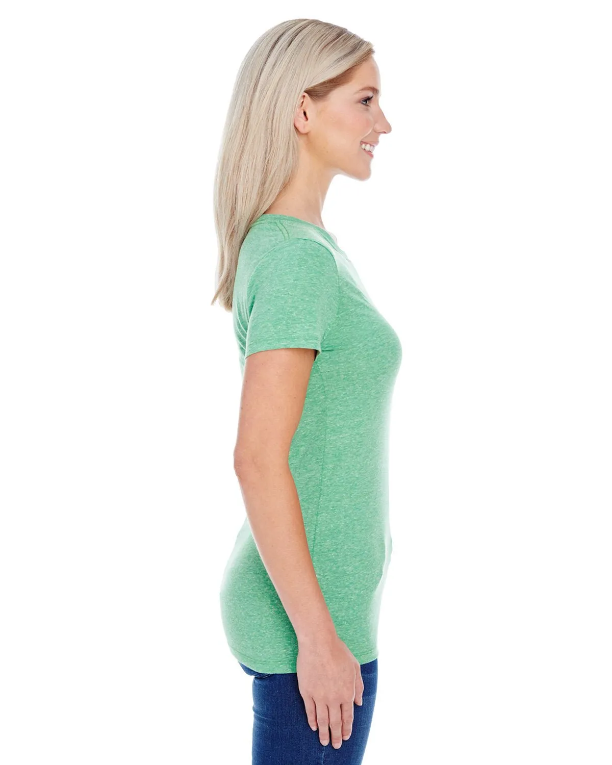 202A-Threadfast Apparel-GREEN TRIBLEND