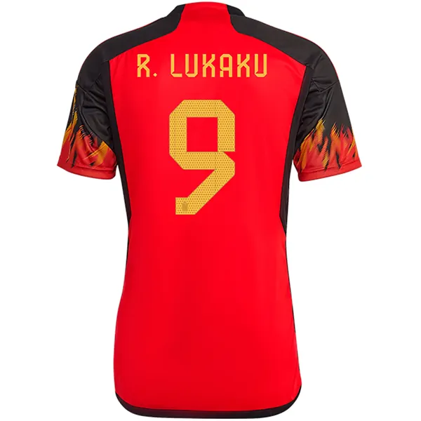 adidas Belgium Romelu Lukaku Home Jersey 22/23 (Red/Black)