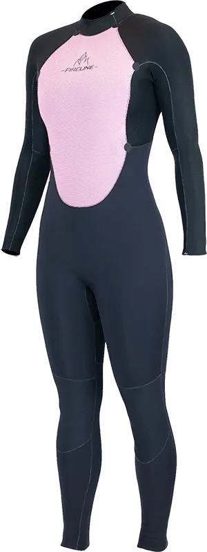 Alder Stealth Women's 5/4/3mm Back Zip Blue Wetsuit