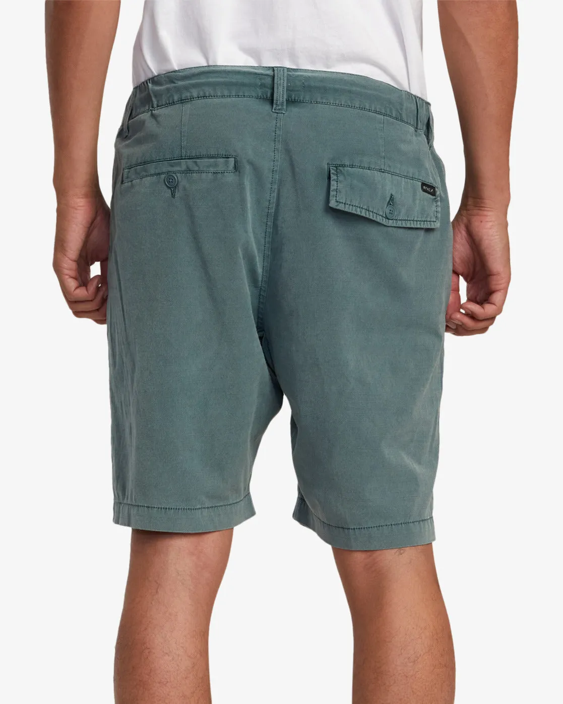 All Time Rinsed Coastal 19" Hybrid Shorts - Balsam Green