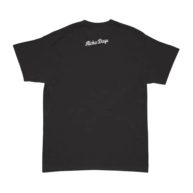 Aloha Days ALOHA HI Made in Hawaii S-XL Black