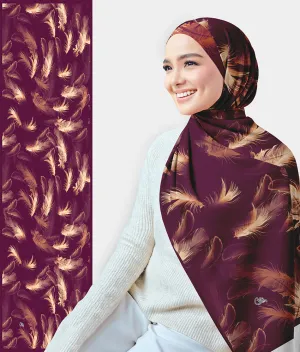 Arooj  printed chiffon scarf rectangular