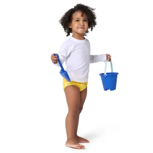 Baby & Toddler Neutral UPF 50  White Rash Guard