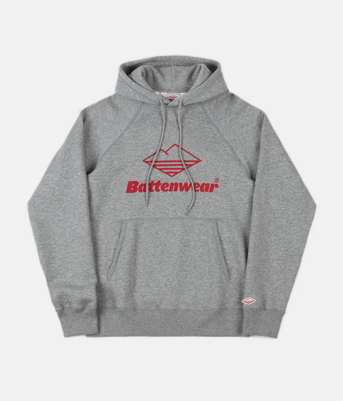 Battenwear Team Reach Up Hoodie - Heather Grey