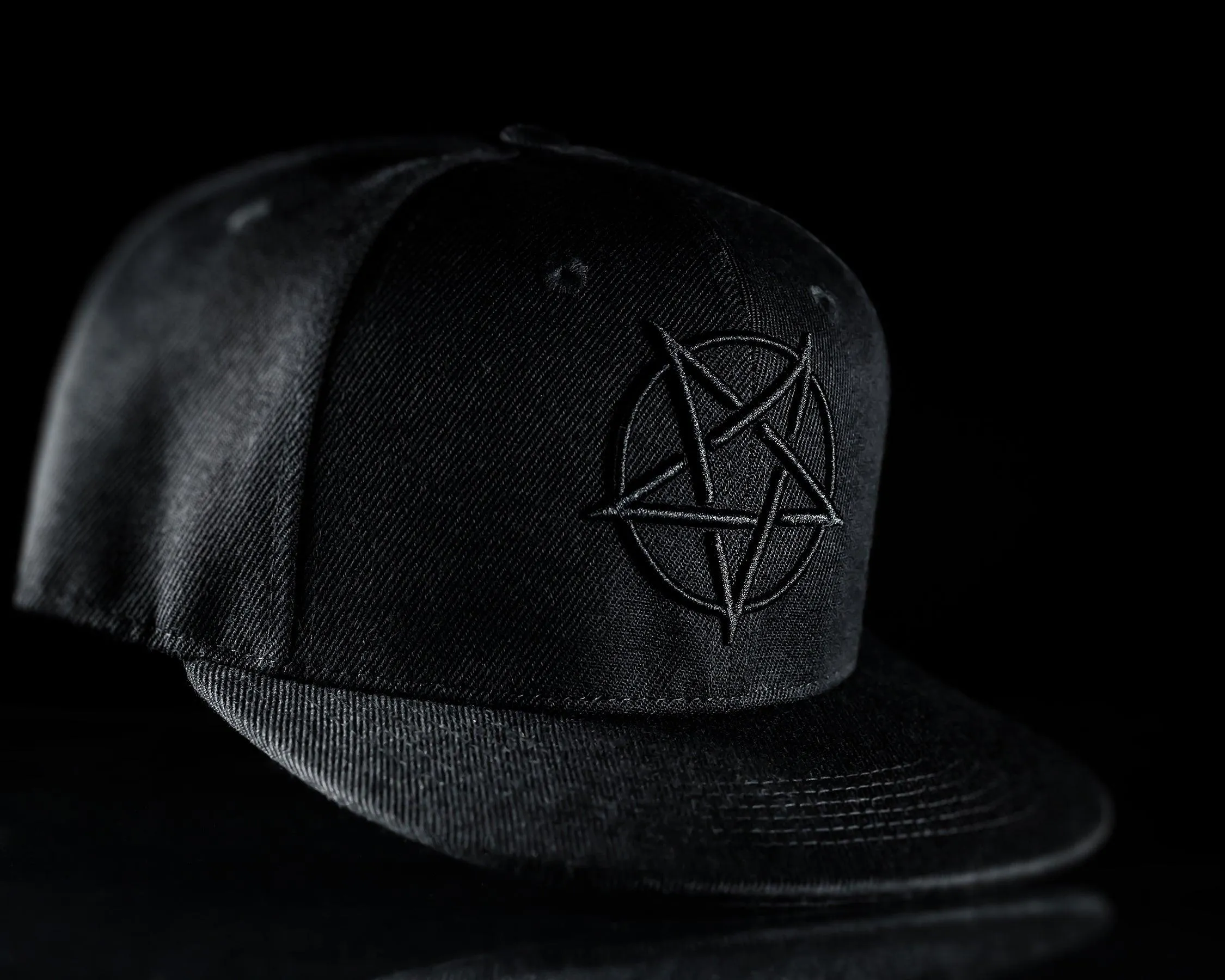 Black Pentagram Snapback