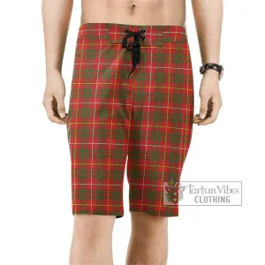 Bruce Modern Tartan Men's Board Shorts