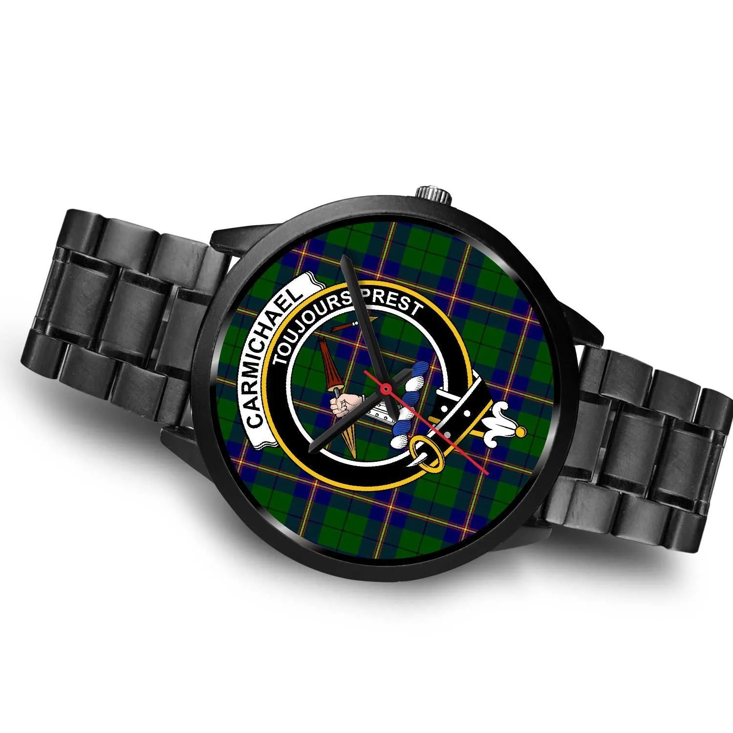 Carmichael Modern Clan Badge Tartan Black Watch