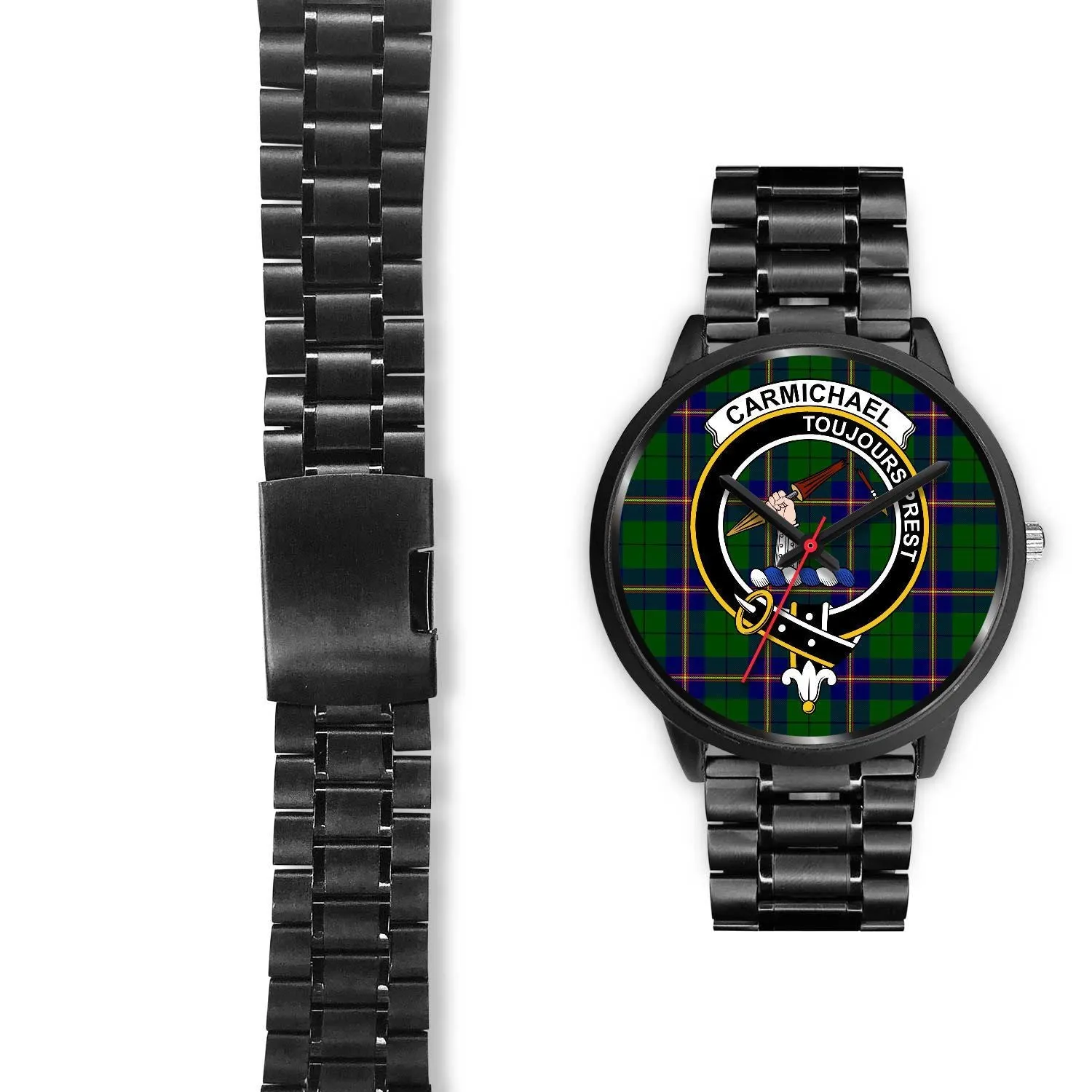 Carmichael Modern Clan Badge Tartan Black Watch