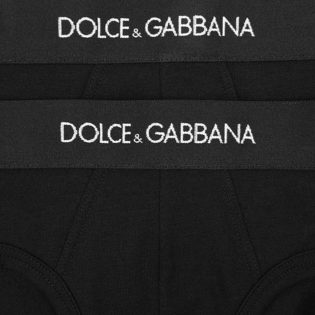 Dolce & Gabbana Boys Briefs Set (2 Pack) in Black