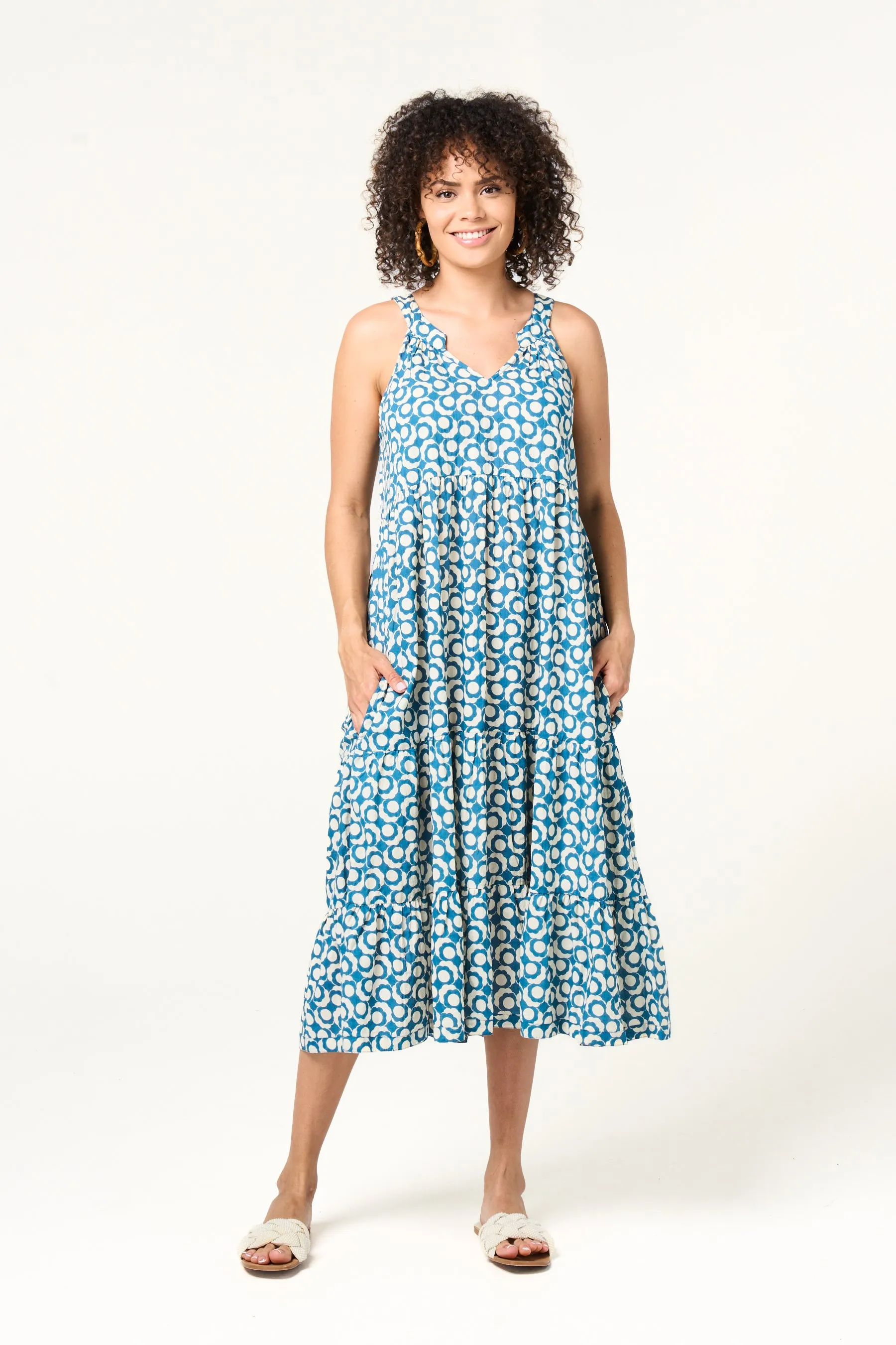 Dress Lucia - Retro Blue