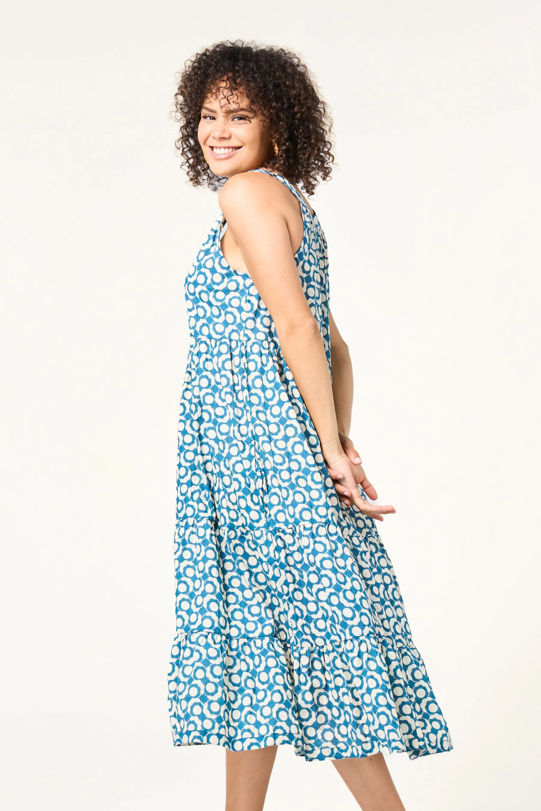 Dress Lucia - Retro Blue