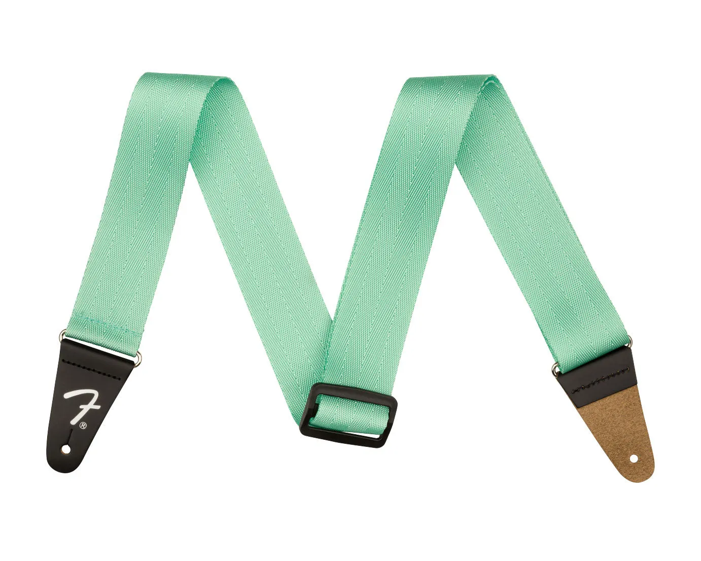 Fender 2' Am Pro Seatbelt Strap - Mystic Surf Green