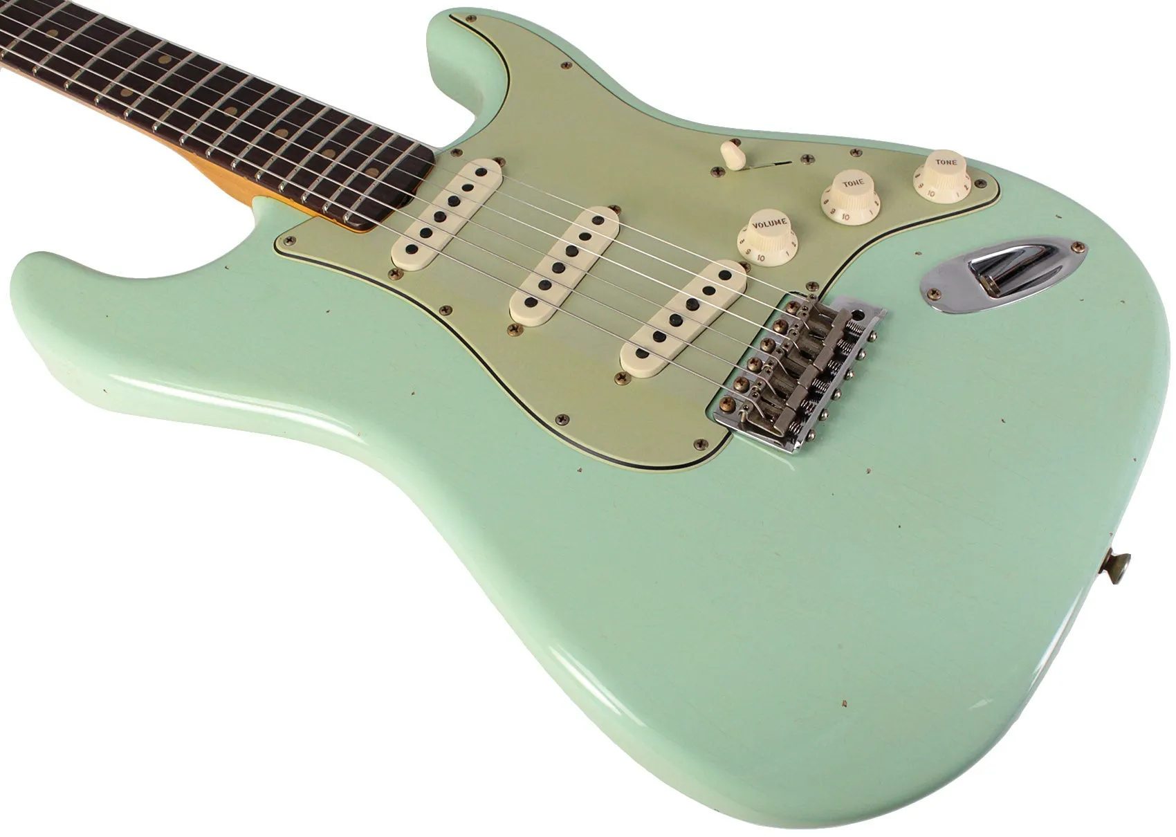 Fender Custom Shop 1960 Stratocaster, Journeyman Relic, Faded Aged Surf Green