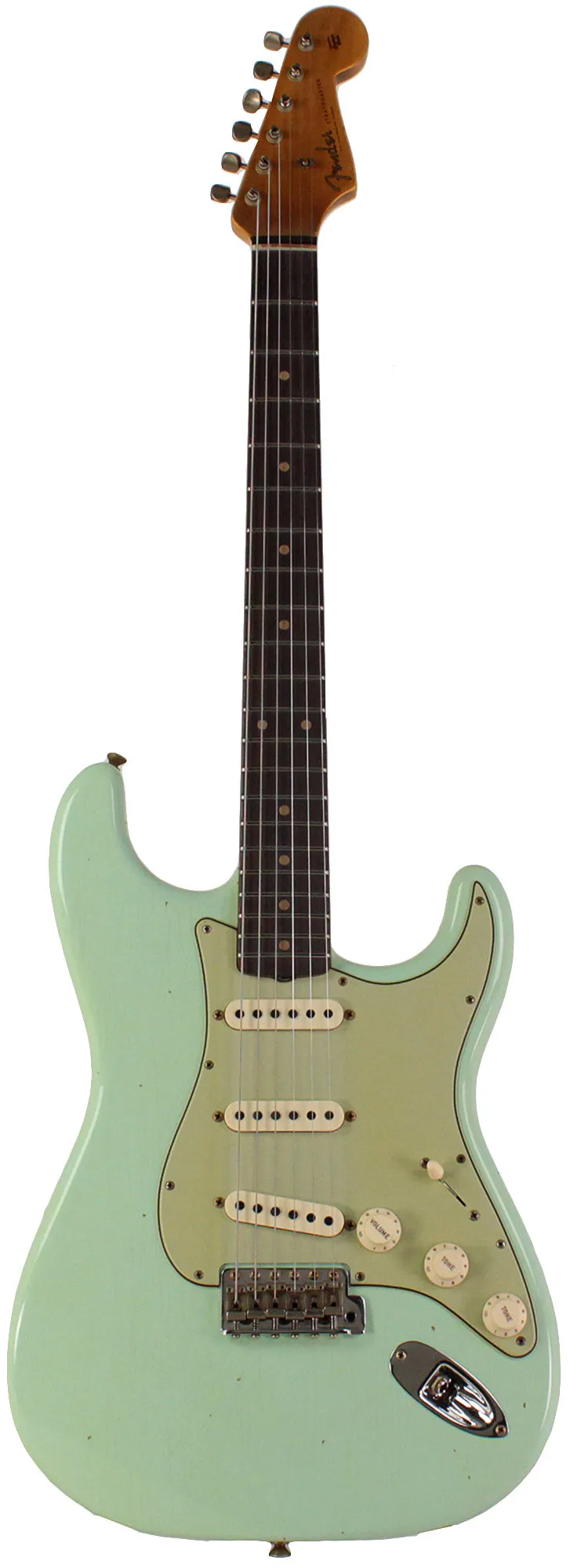 Fender Custom Shop 1960 Stratocaster, Journeyman Relic, Faded Aged Surf Green