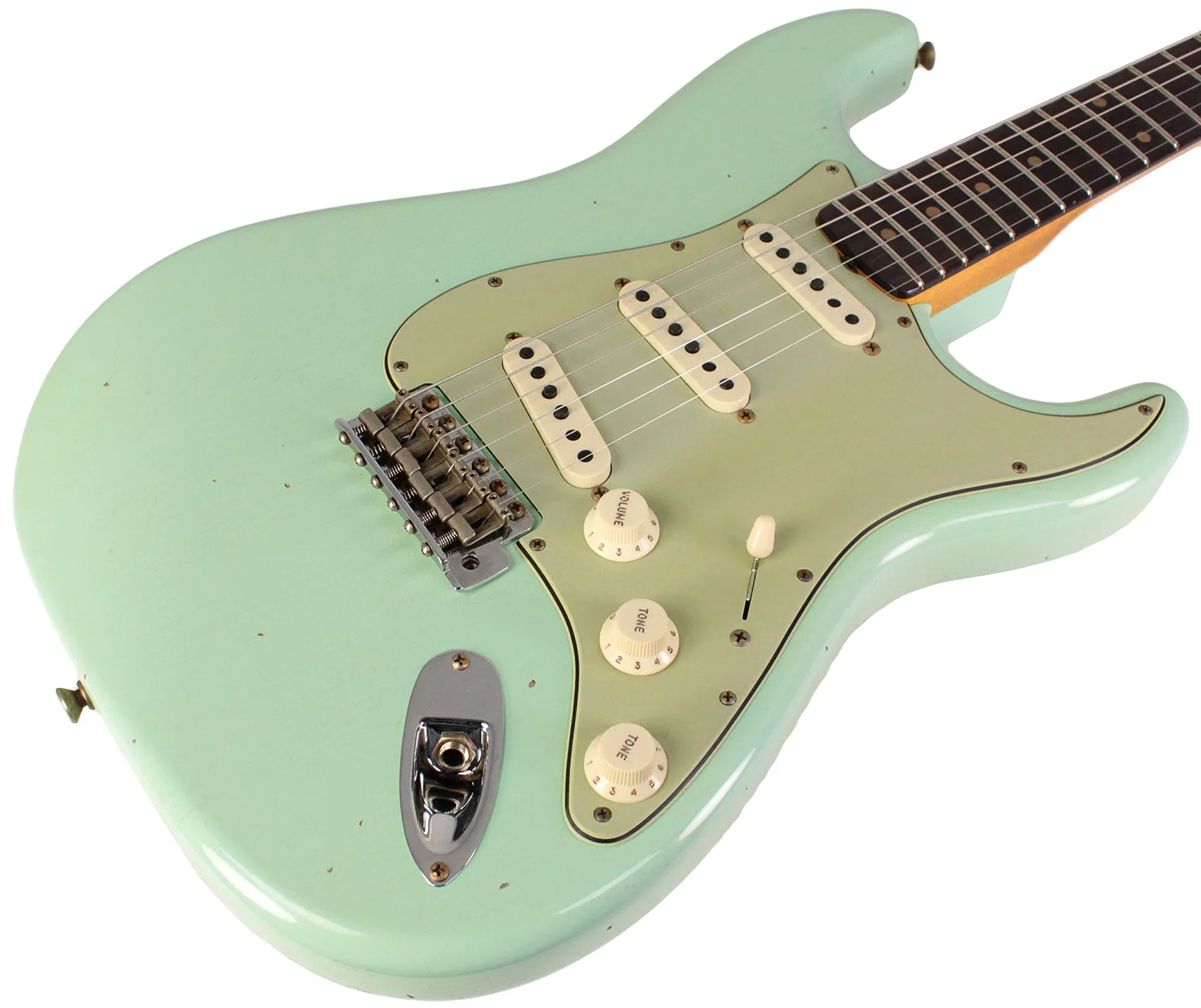 Fender Custom Shop 1960 Stratocaster, Journeyman Relic, Faded Aged Surf Green