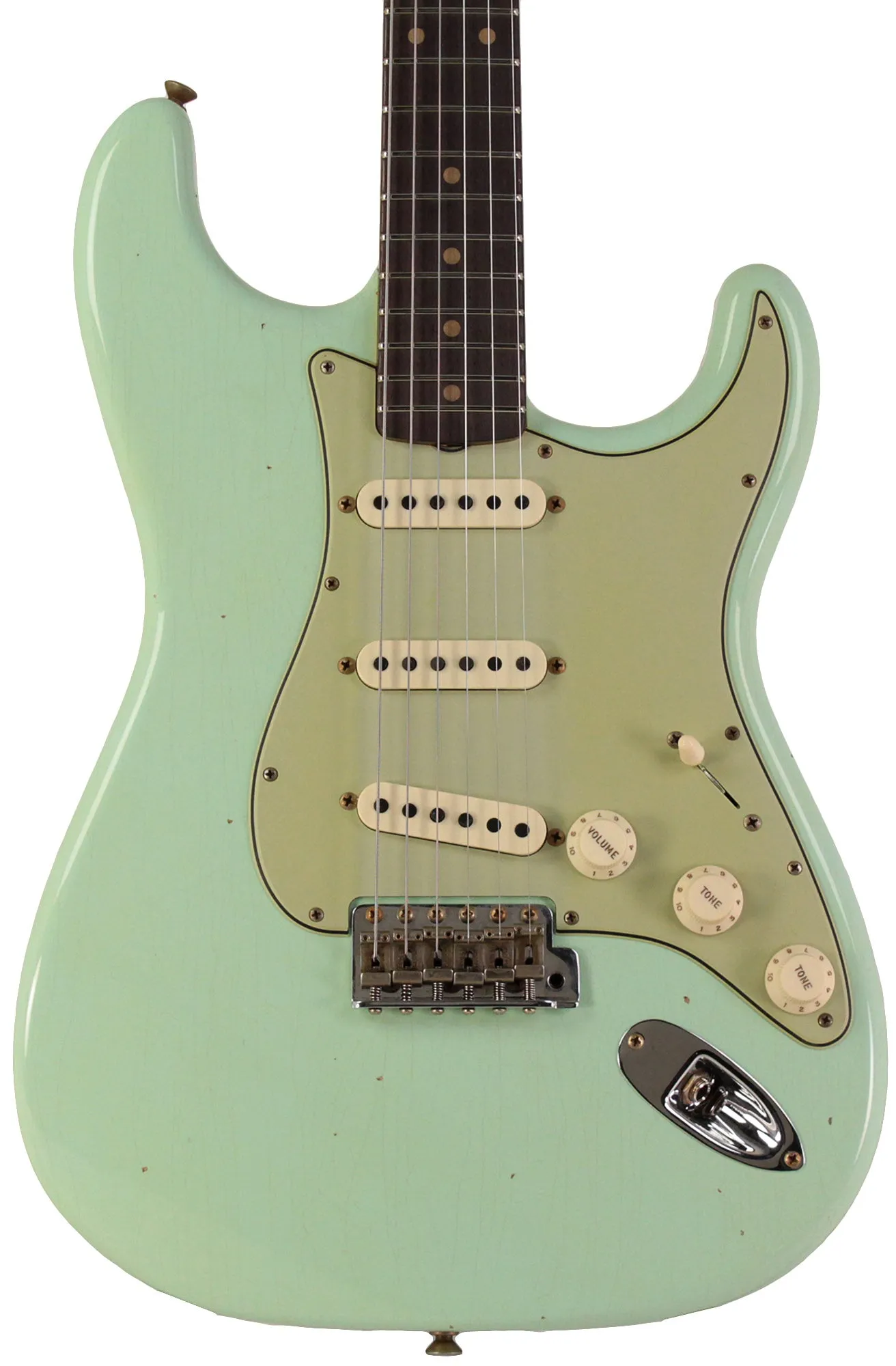 Fender Custom Shop 1960 Stratocaster, Journeyman Relic, Faded Aged Surf Green