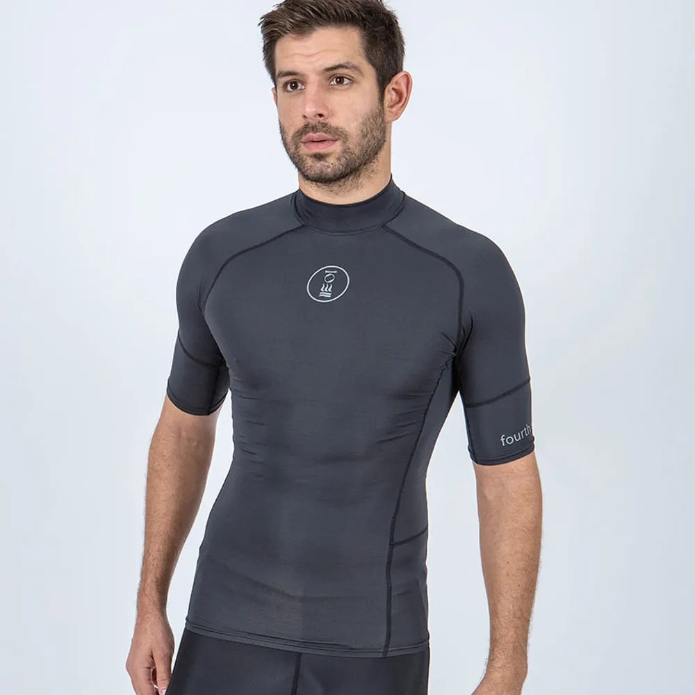 Fourth Element Men's Short Sleeve Hydro-T Rashguard - Black