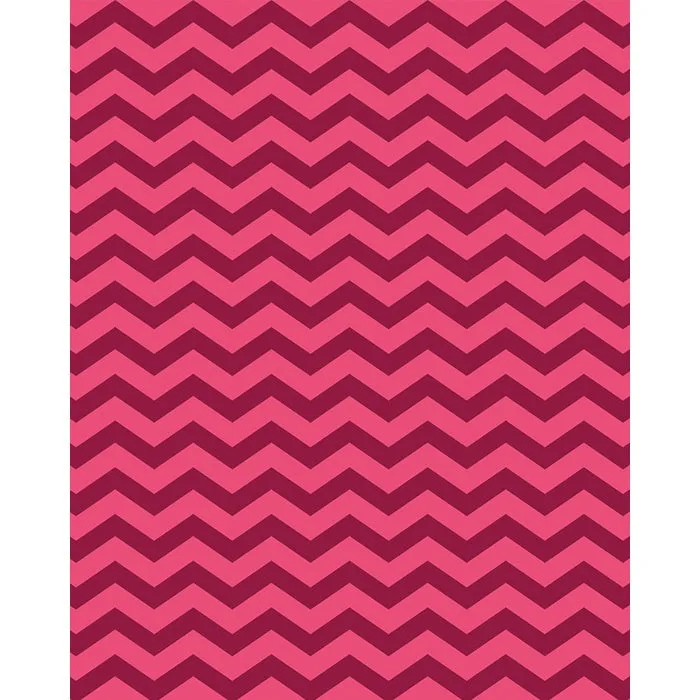 Fuchsia & Pink Chevron Printed Backdrop