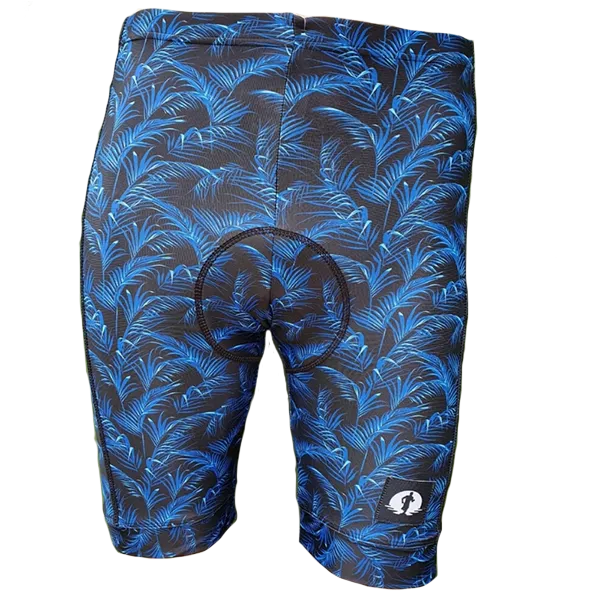 Funky Cycling Shorts - Frozen Palms