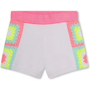 Girls White Crochet Short