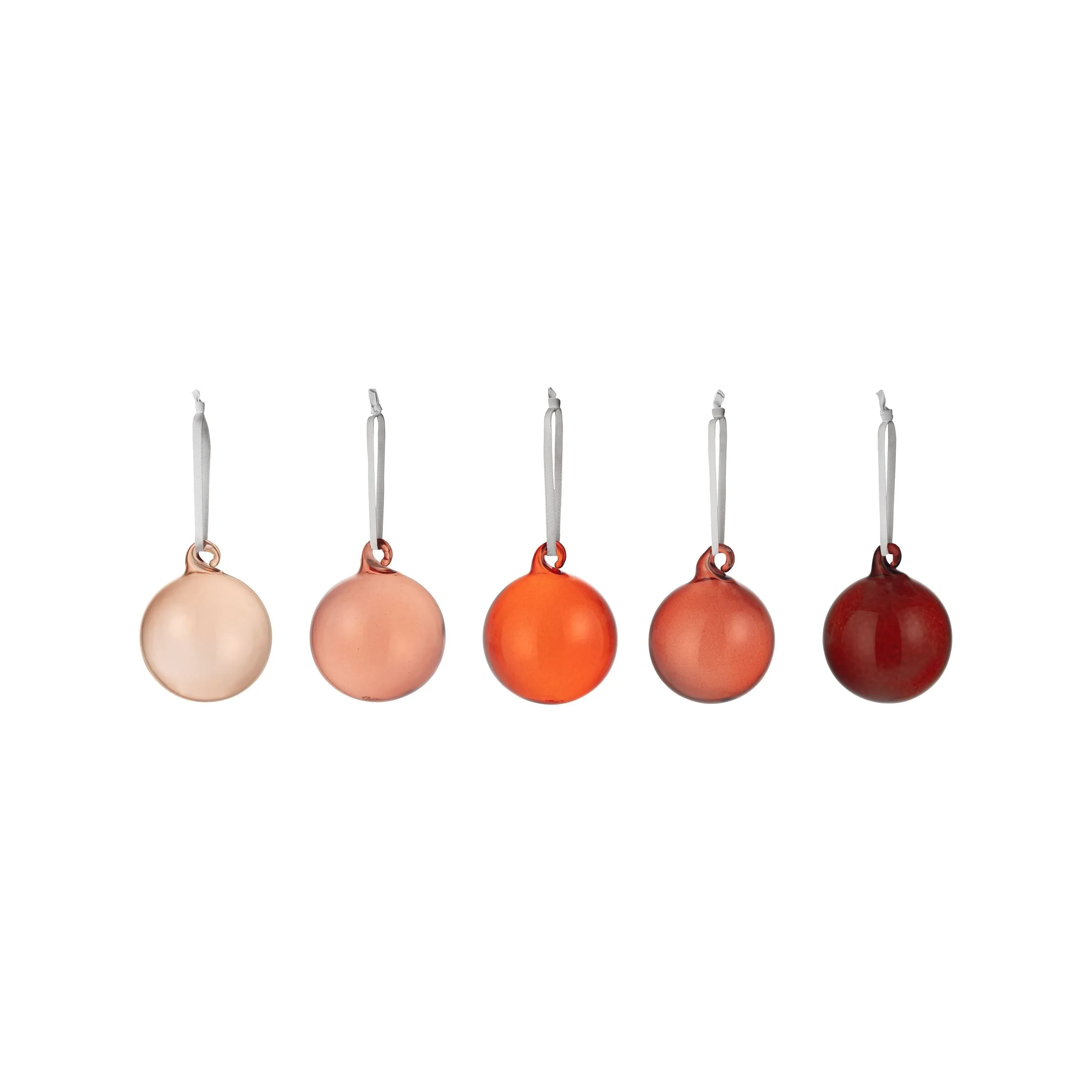 Glass Ball Ornament (Set of 5)