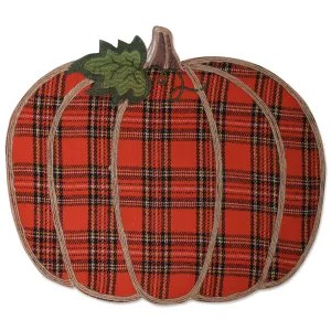 Indoor Pumpkin Plaid Orange Placemat