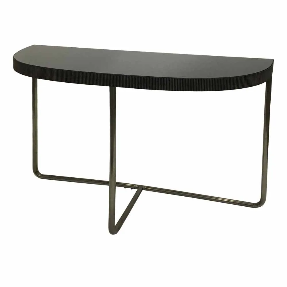 Libra Interiors Knightsbridge Half-Moon Console Table