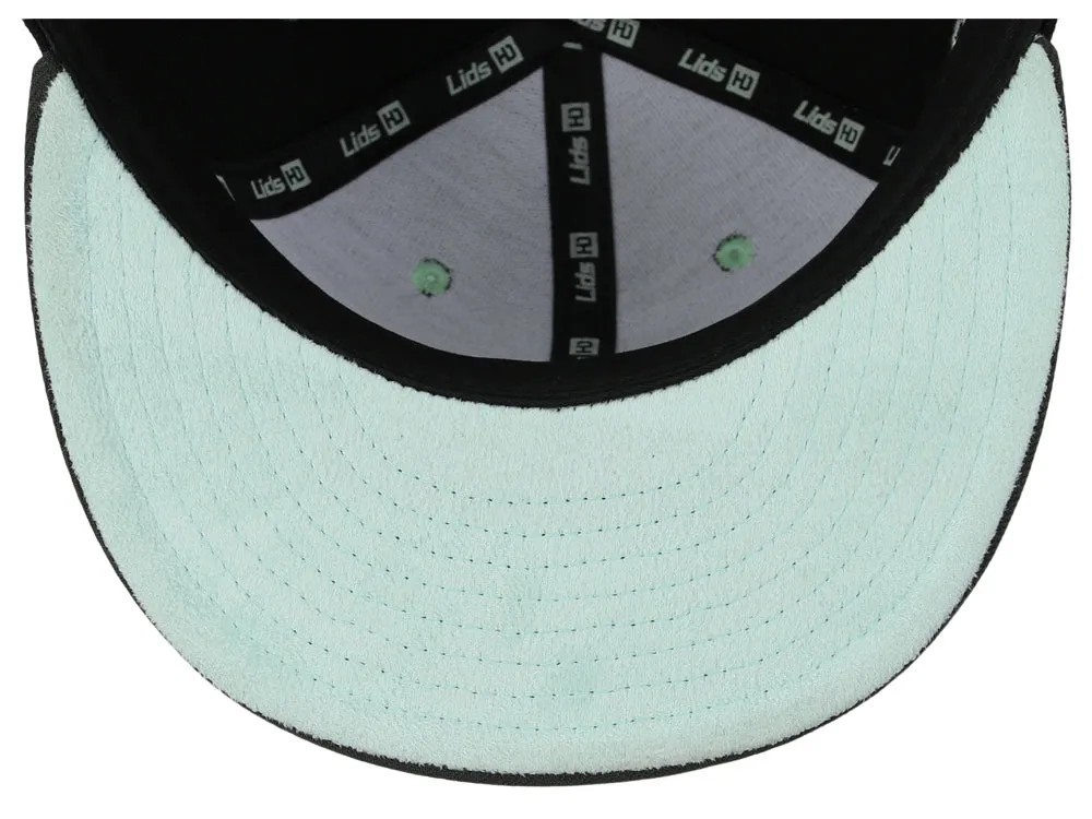 Lids Hat Drop Branded HD Fitted Cap - Black/Graphite/Light Green