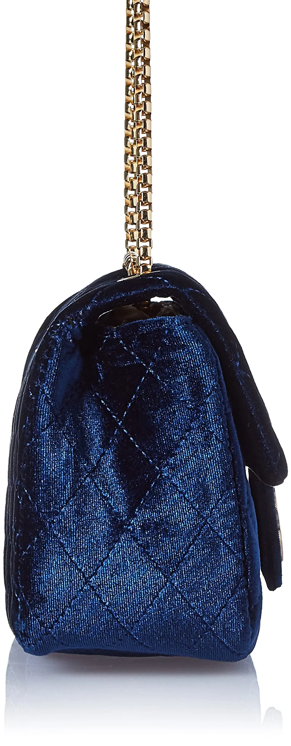 Lino Perros Blue Faux Leather Handbag (Blue)