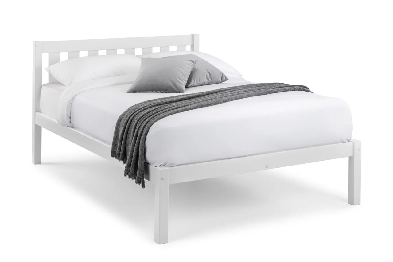 Luna Bed Frame 135Cm Surf White