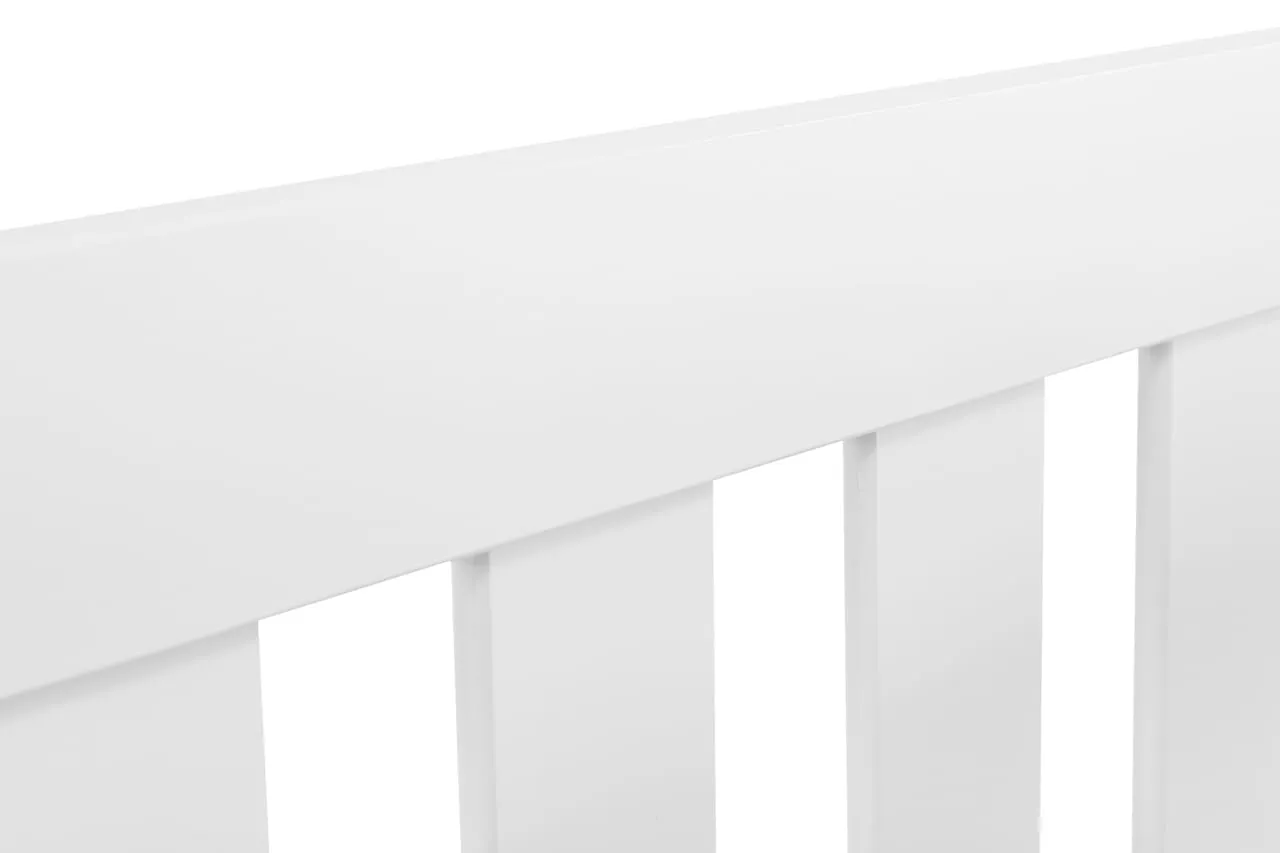 Luna Bed Frame 135Cm Surf White