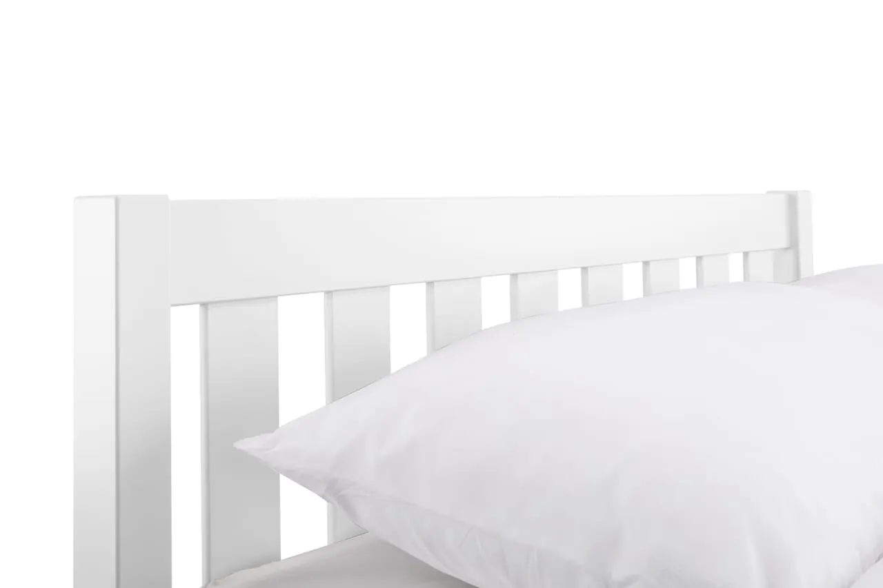 Luna Bed Frame 135Cm Surf White