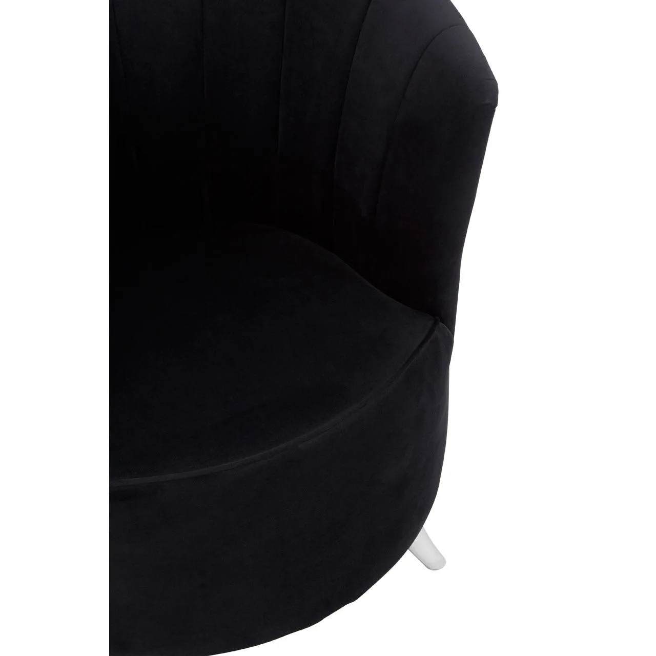 Maci Black Velvet Tub Chair