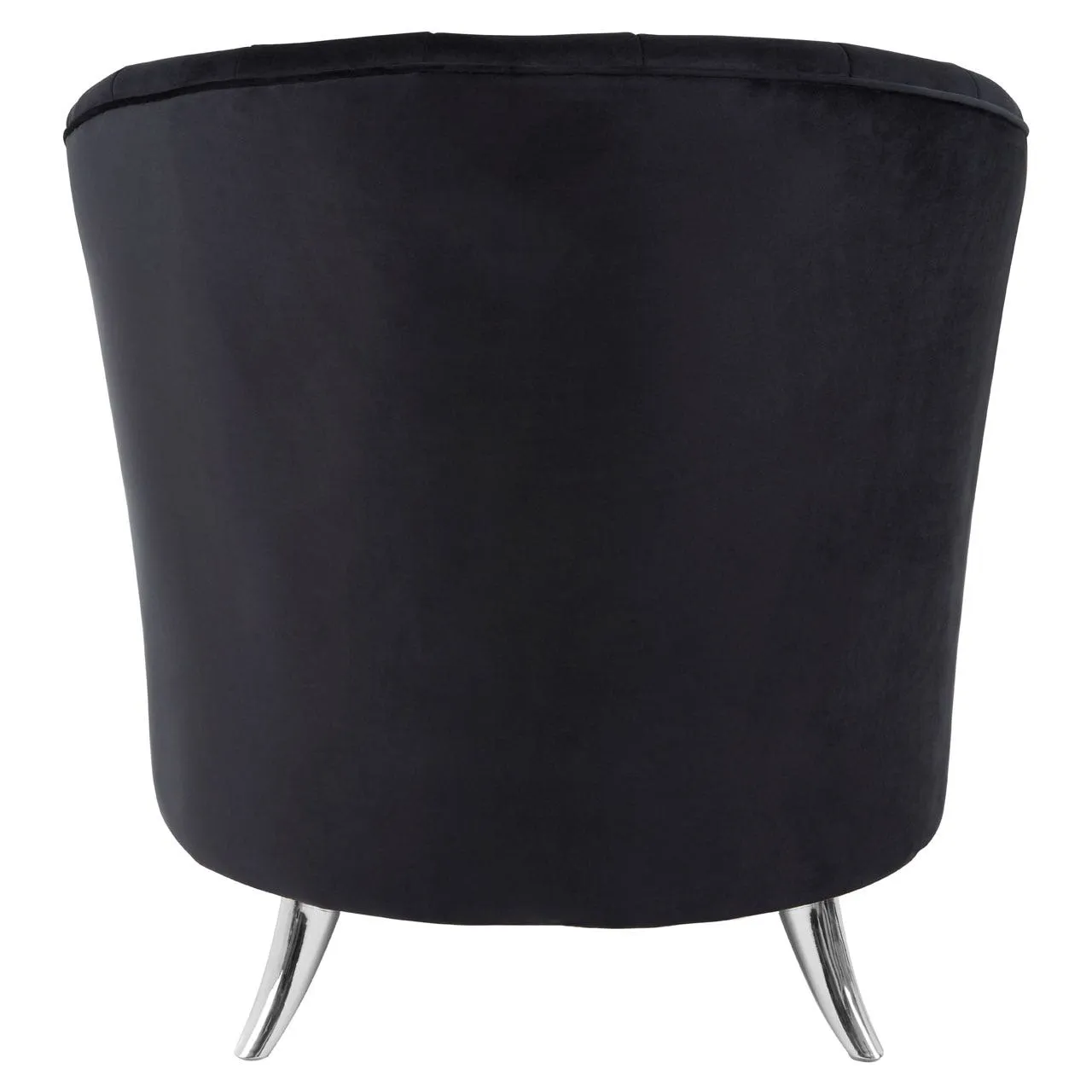 Maci Black Velvet Tub Chair