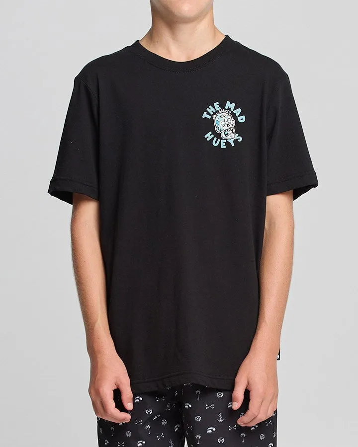 Mad Hueys Back From the Dead Youth Tee - Black