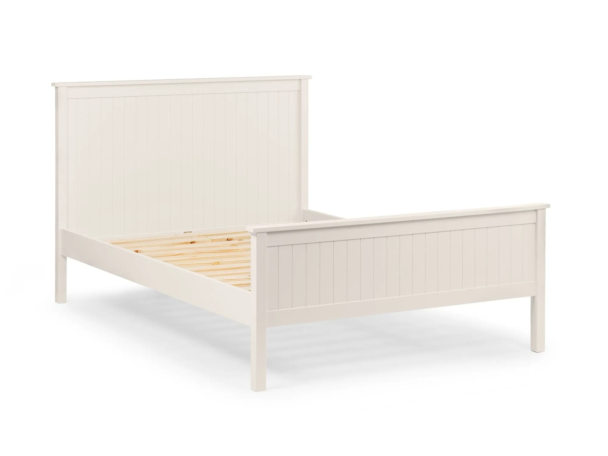 Maine 150Cm Bed Frame - Surf White