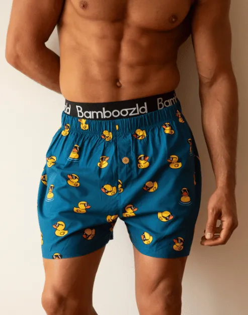 MENS DUCK THUGS BAMBOO BOXER SHORT