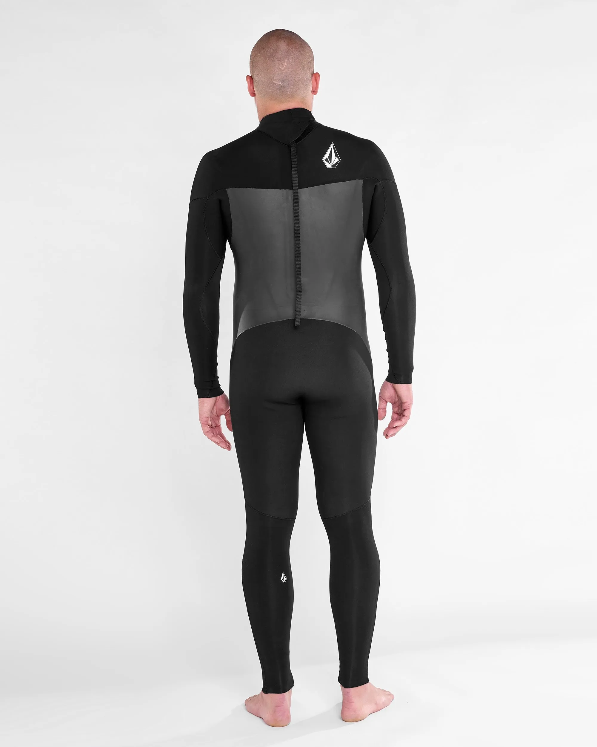 Mens Modulator 4/3mm Long Sleeve Back Zip Fullsuit - Black