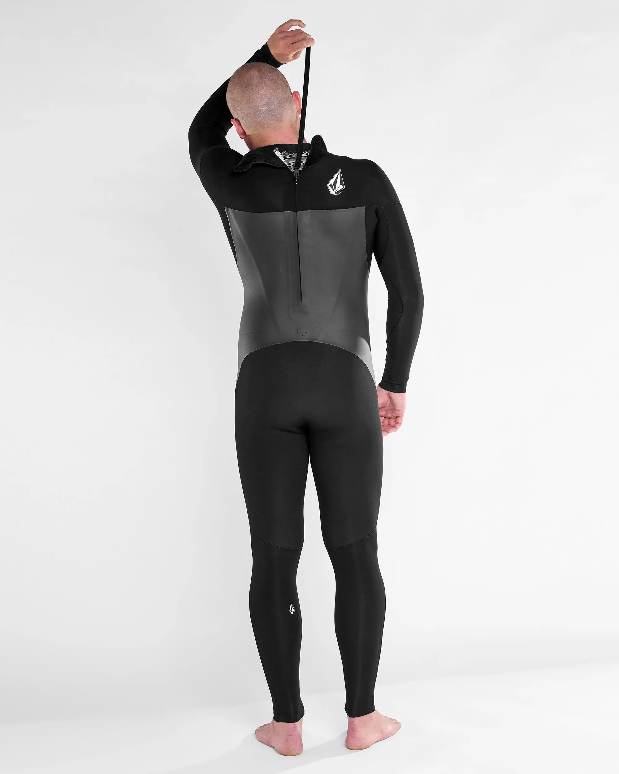 Mens Modulator 4/3mm Long Sleeve Back Zip Fullsuit - Black