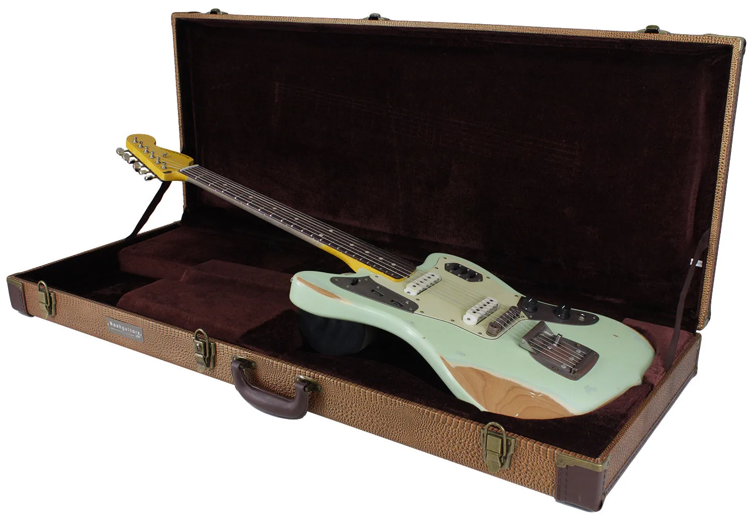 Nash Guitars JG63 Jaguar, Surf Green