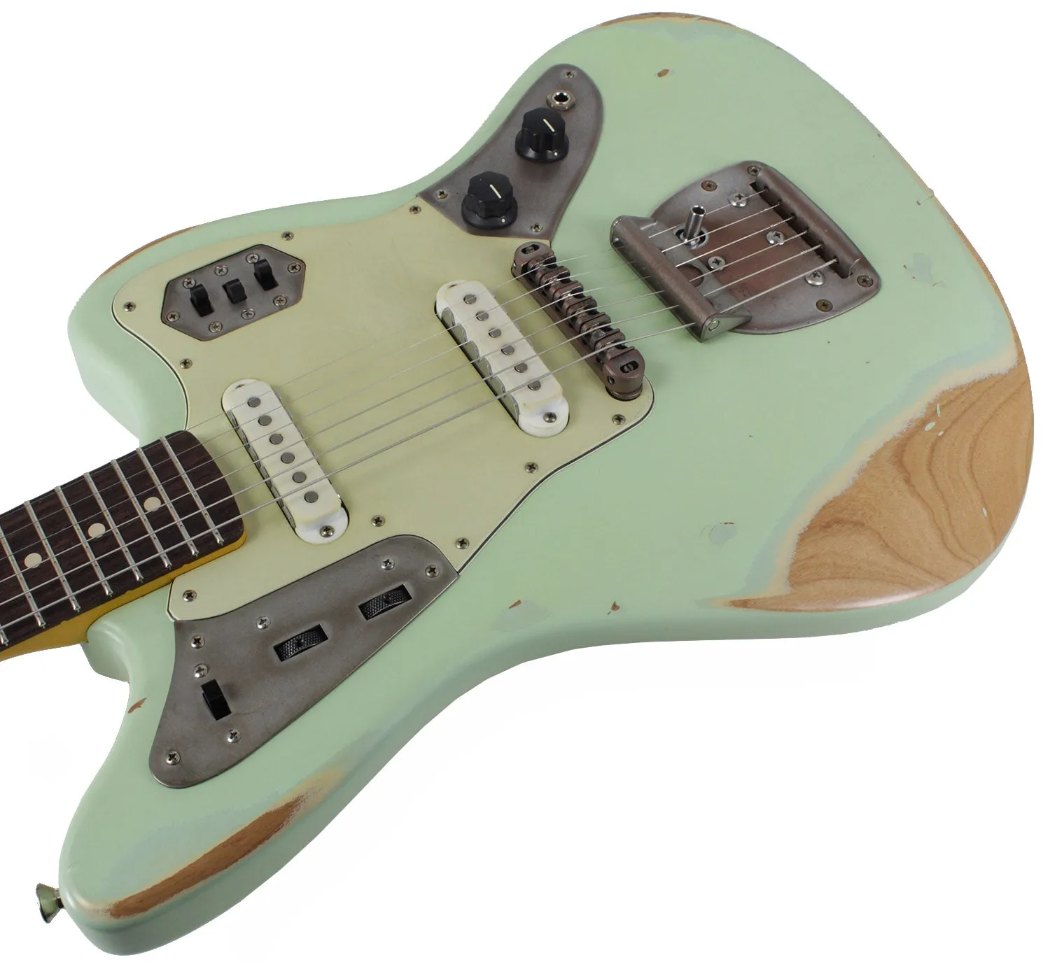 Nash Guitars JG63 Jaguar, Surf Green