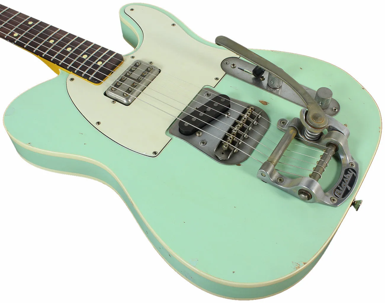 Nash T63DB Guitar, Surf Green, Bigsby, Lollartron