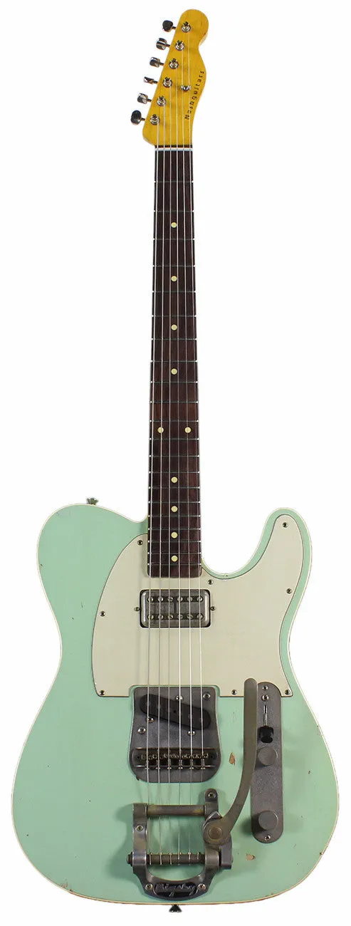 Nash T63DB Guitar, Surf Green, Bigsby, Lollartron