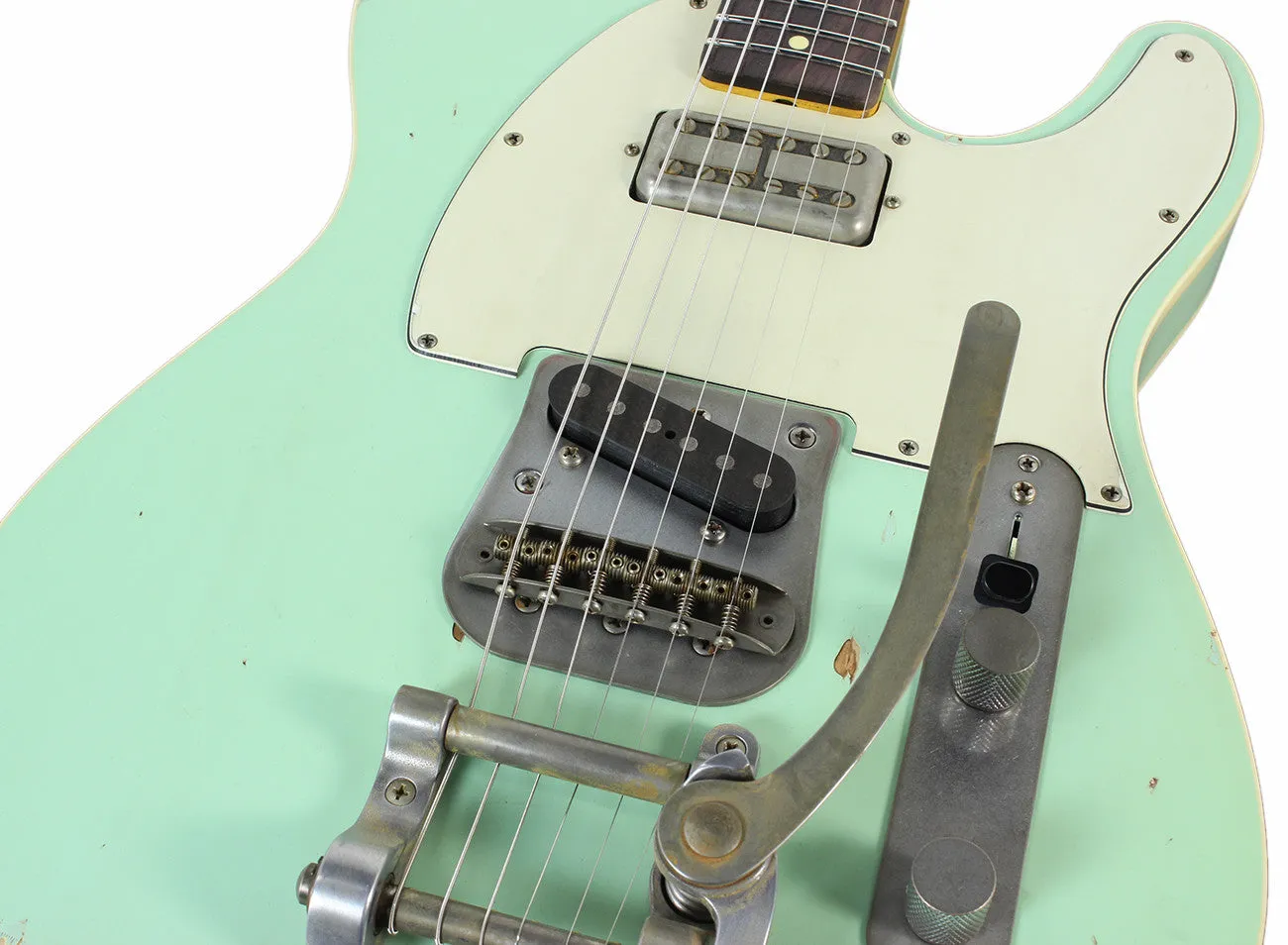 Nash T63DB Guitar, Surf Green, Bigsby, Lollartron