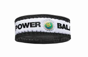 Neoprene - White Wristband with Black Lettering