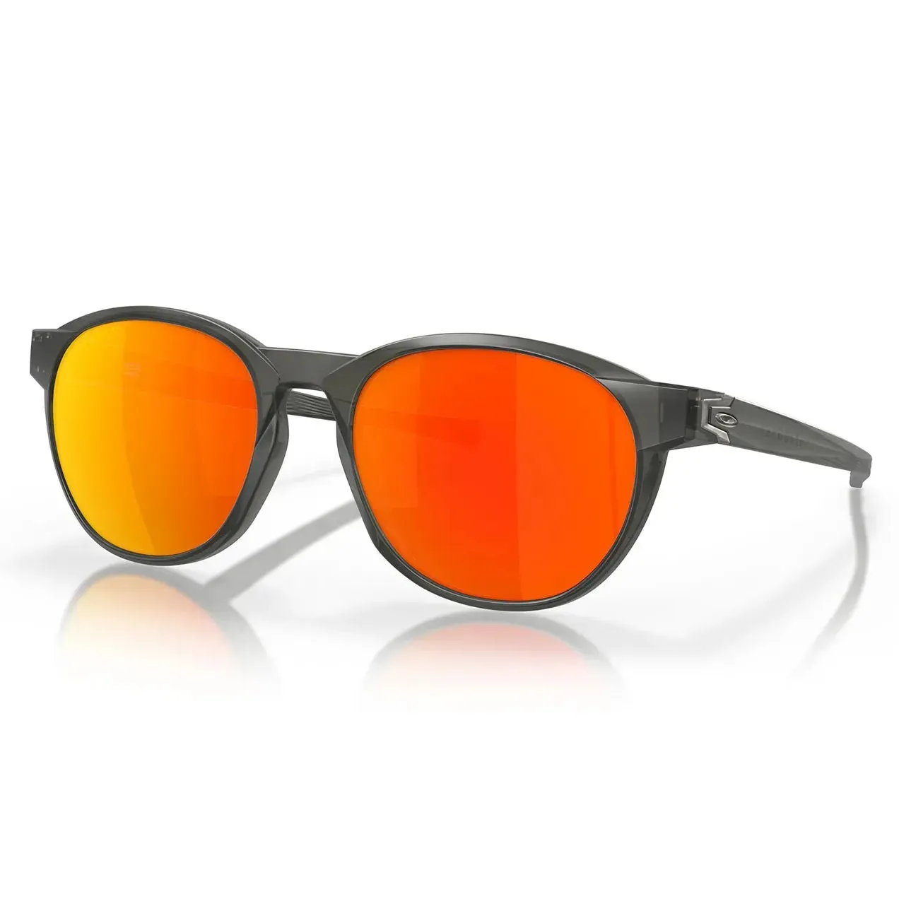 Oakley Reedmace Sunglasses - Matte Grey Smoke/Prizm Ruby Polarized