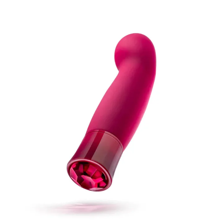 Oh My Gem Classy 5 Inch Warming G-Spot Vibrator in Garnet