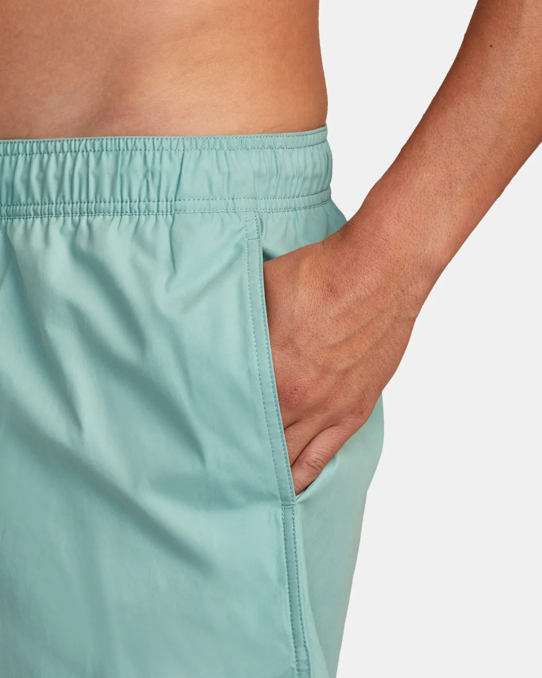 Opposites Hybrid Elasticized Shorts - Green Haze