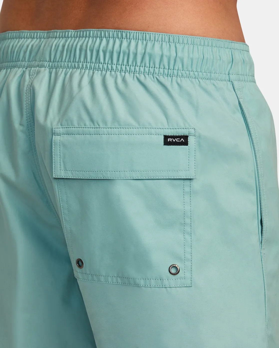 Opposites Hybrid Elasticized Shorts - Green Haze