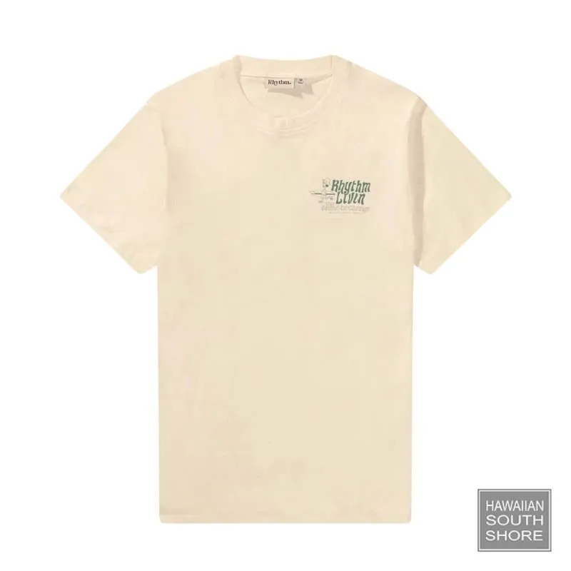 RHYTHM T-Shirt Livin Slub Medium Natural